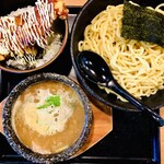 信長 - 信長つけ麺＋からあげ丼