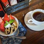 お食事処 ちゃするば - まさかのコーヒー＆デザート。デザートは女子限定でしかも気まぐれなのかもしれません。これも運次第かな(笑)