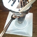 窯右衛門 - チョコレートパフェ。