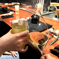 薪炭まだら - 高級ぶどうジュースで乾杯♪(*^^)o∀*∀o(^^*)♪
                    