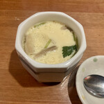 Tachinomino Hirataya - お通しの茶碗蒸し