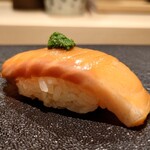 島津 - 北海道寿都の桜鱒のヅケ