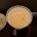 島津 - 鹿島の蛤と谷中生姜の茶碗蒸し