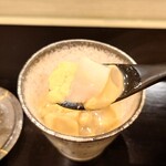 島津 - 鹿島の蛤と谷中生姜の茶碗蒸し