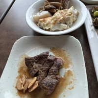 オリゾンテ - お肉も目の前で焼いてくれます。