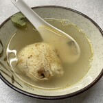 ゆたか食堂 - 締めの焼きおにぎり茶漬け　締めて3000円・・氷・１ℓソーダも含めてよ。