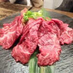 場外焼肉 榮登庵 - Bu厚切り上ハラミ1,980円×2