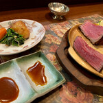 ステーキハウス キッチンリボン - 