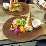 SUZU CAFE - サラダ系前菜プレート