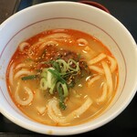 なか卯 -  ・「担々うどん小ランチ(+¥150)」