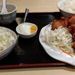 竜の食堂 - 鶏の唐揚げ定食（￥750）