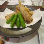 入谷鬼子母神門前のだや - 蒲焼の天ぷら　