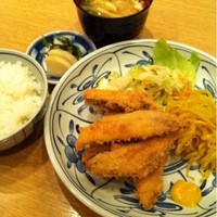 新宿割烹 中嶋 - いわしフライ定食（800円）