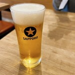 ハラチャンポン - 生ビール