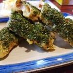 丸千葉 - ちくわ磯辺揚げ。