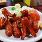 丸千葉 - ウインナー炒め。