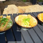 讃岐うどん がもう - 仲間のうどんと記念撮影!!