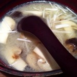 鳥茂 - 松茸のスープ