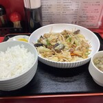 らーめん香月 - 肉野菜炒め定食