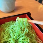 手打ちそば 梅蕎麦 - 茶蕎麦のリフトです