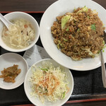 華龍飯店 - 角煮炒飯セット@750円