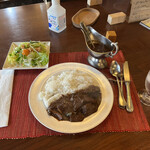 curry味善 - ポークヒレカレー　サラダ付　1,180円