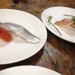 Tachibana Sushi - マスコ、コハダ？、ブリ