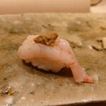 赤坂 鮨 ふくなが - 甘えびの昆布締め