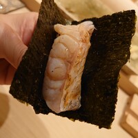 赤坂 鮨 ふくなが - のどぐろの手巻き