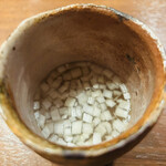 緒乃 - スッポンのスープ　白ネギと生姜