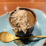 緒乃 - サマートリュフとポルチーニソースの茶碗蒸し