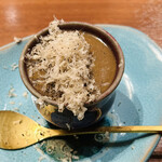 緒乃 - サマートリュフとポルチーニソースの茶碗蒸し