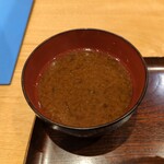 天ぷら 日本料理 あら川 - しじみの赤出汁