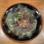 千陽 - 十和田短角牛のトモサンカクの炭火焼を山椒とともに