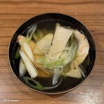 千陽 - 桜鱒と筍の椀物