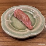 千陽 - 大間産 天然本鮪のカマトロのにぎり
