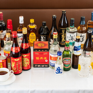 From standard beer to Shaoxing wine that is perfect for Chinese Cuisine, we have a wide selection◎