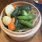 農家厨房 - 野菜セイロ蒸し