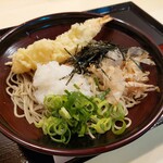 Nihonshu To Teuchi Soba Rikyouan - 海老天ぷらぶっかけおろし蕎麦　900円