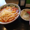 Marugame Seimen - チーズトマたまカレーうどん大盛り (1,030円・税込)