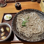 そば工房 篠 - ニハそば　倍鴨せいろ（粗挽き）