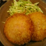 難波かくうち - ハムカツ　３００円　ちょっと厚い目のハム　イケます