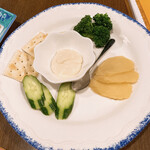 横浜すきずき - 味噌クリームチーズのディップ528円