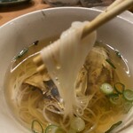 魚市場 小松 - にゅうめん（麺リフト）