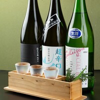 日本酒飲み比べ3種