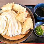 手打ちうどん 大蔵 - かしわ天ざるうどん