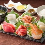 Luxury sashimi set meal