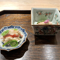 御料理 ふじ田 - タラバ蟹 アスパラ 毛蟹