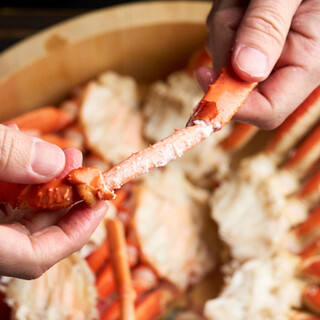 All-you-can-eat “snow crab” packed with meat as much as you like!
