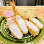 豚かつ あもん - トリプルかつ定食